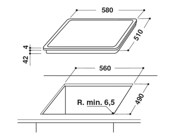 WHIRLPOOL AKT 8130 BA ugradna ploča 