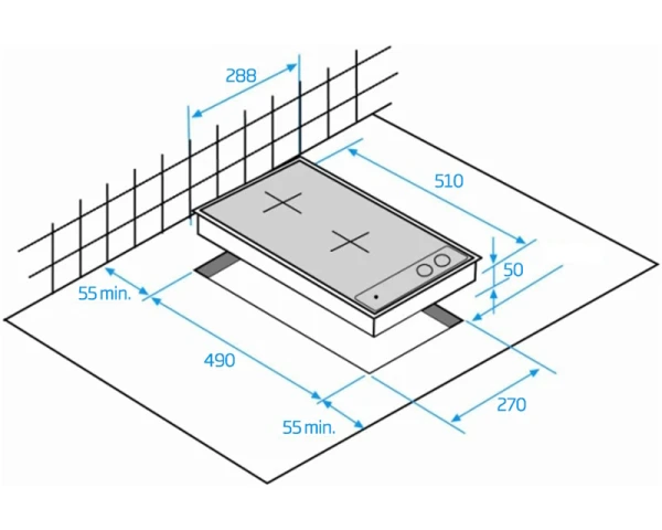 BEKO HDMI 32400 DT indukciona ugradna ploča 