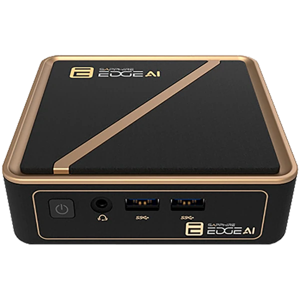 SAPPHIRE EDGE AI 340 BAREBONE WITH WIFI  BT MODULE, VESA MOUNT, POWER ADAPTER AND POWER CORD WO SSD AND MEMORY ( 4H020-06-40G ) 