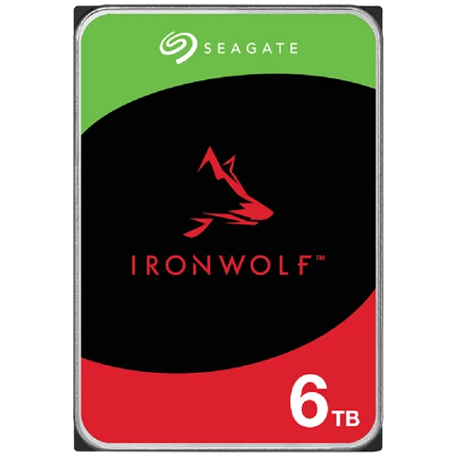 SEAGATE HDD IronWolf NAS (3.56TBSATA 6Gbsrpm 5400) ( ST6000VN006 ) 