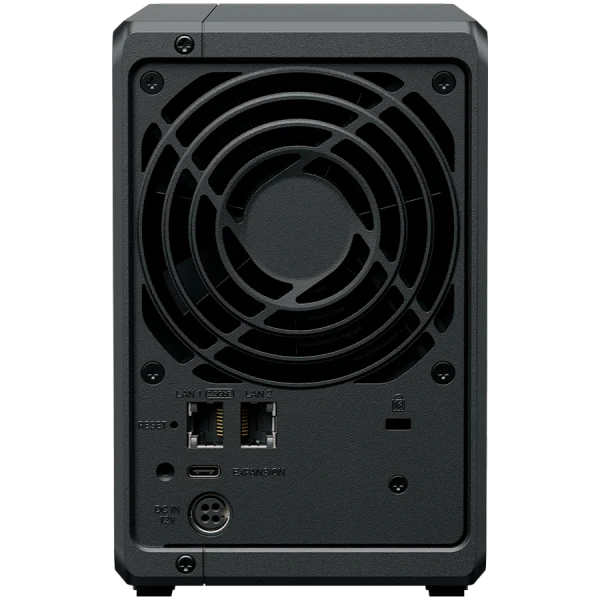 Synology DS725+, Tower, 2-Bays 3.5 SATA HDDSSD, 2 x M.2 2280 NVMe SSD, CPU AMD Ryzen R1600 dual-core (4-thread), max. boost up to 3.1 GHz, 