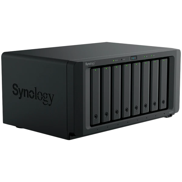 Synology DiskStation DS1825+, Tower, 8-BAY 3.5 SATA HDDSSD,  2xM.2 2280 NVMe SSD, CPU AMD Ryzen Quad-Core 2.2 GHz, 8GB DDR4, 2xRJ-45 2.5GbE