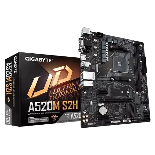 Matična ploča AM4 Gigabyte A520M S2H VGA/DVI/HDMI/M.2