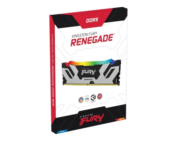 KINGSTON DIMM DDR5 16GB 6400MTs KF564C32RSA-16 FURY Renegade RGB XMP 