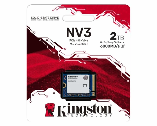 KINGSTON 2TB M.2 2230 NVMe SNV3SM32T0 series NV3 SSD 