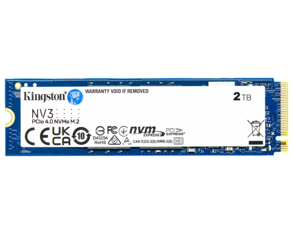 KINGSTON 2TB M.2 NVMe SNV3S2000G series NV3 SSD 