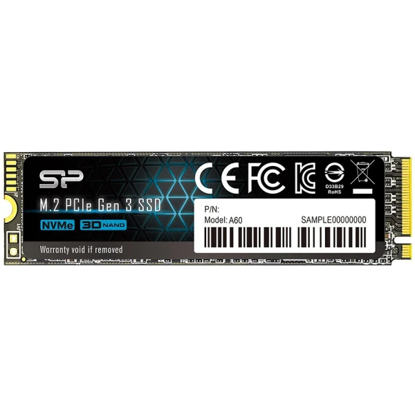 Silicon Power SSD P34A60 512GB M.2, 2280, PCIe 4.0 x4, ReadWrite: 2200  1600 MBs ( SP512GBP34A60M28 ) 