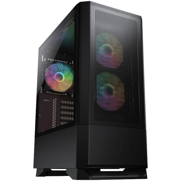 COUGAR MX430 Mesh RGB PC Case, Mid Tower, Black ( CGR-51C6B-MESH-RGB ) 